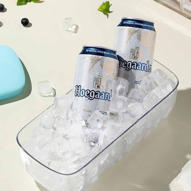 Press Type Ice Cube Box