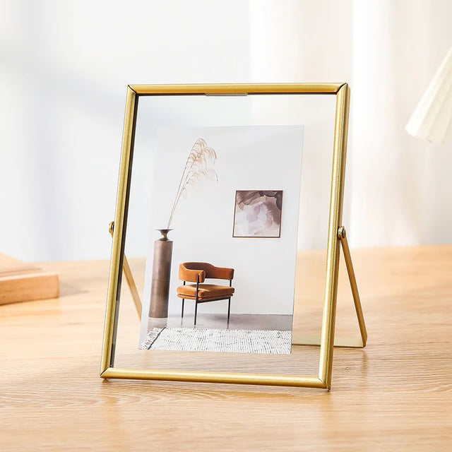Clear Acrylic Photo Frame – Simple Tabletop Picture Display for DIY Handmade Photos, Christmas Gifts & Home Decoration