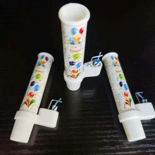 Surprise Pop Birthday Cake Candles with Candy Confetti Effect for Fun Cake Decoration