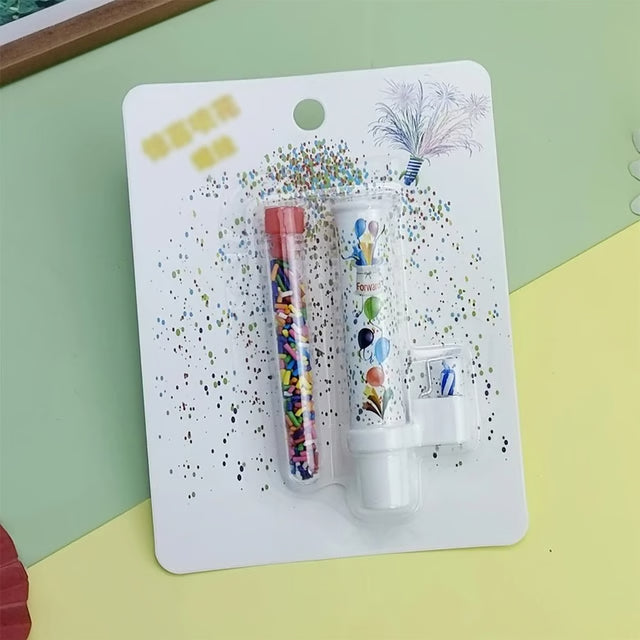Surprise Pop Birthday Cake Candles with Candy Confetti Effect for Fun Cake Decoration