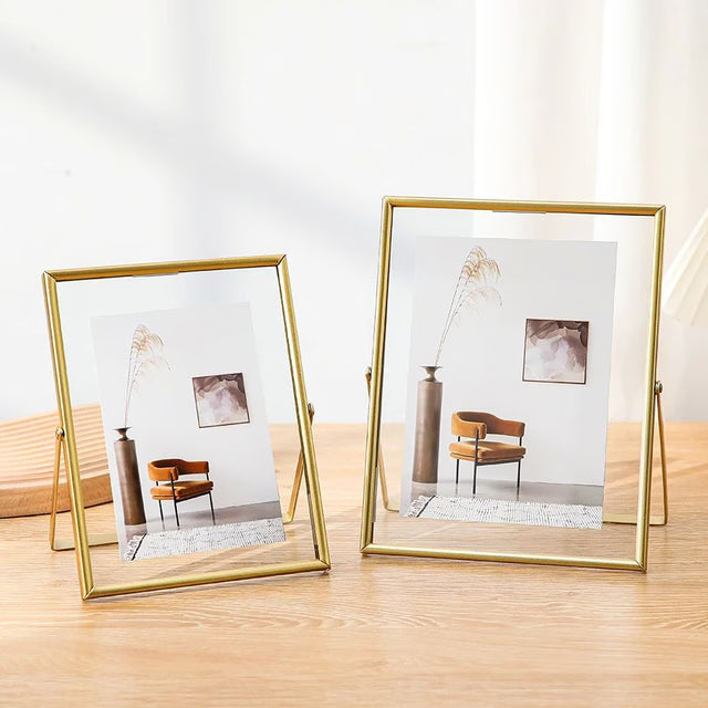 Clear Acrylic Photo Frame – Simple Tabletop Picture Display for DIY Handmade Photos, Christmas Gifts & Home Decoration