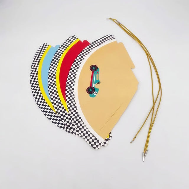Racing Car Paper Hats for Kids Birthday Party Decorations