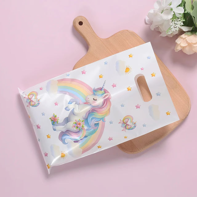 Rainbow Unicorn Party Favor Gift Bags