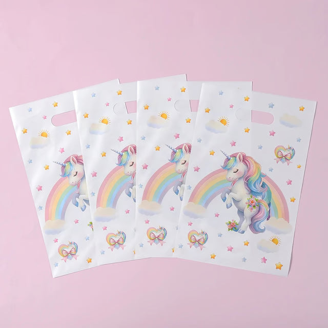 Rainbow Unicorn Party Favor Gift Bags