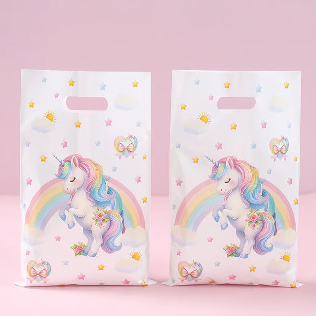Rainbow Unicorn Party Favor Gift Bags